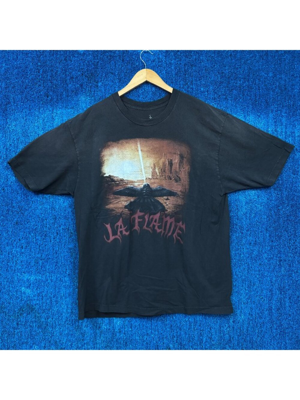 Travis Scott LA FLAME Coachella Music Festival Rap Tee XL